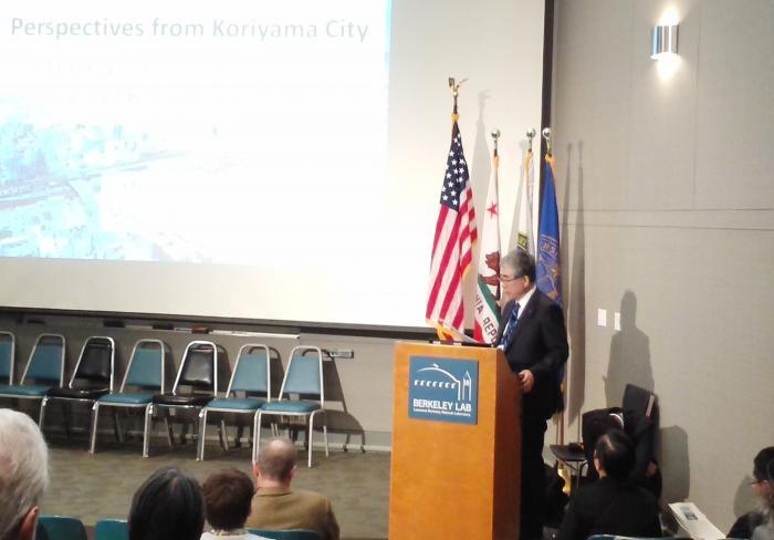 バークレー市長講演の写真