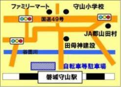 磐城守山駅自転車等駐車場の地図