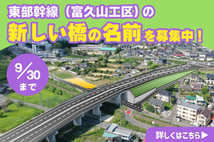 新しい橋の名前を募集しています