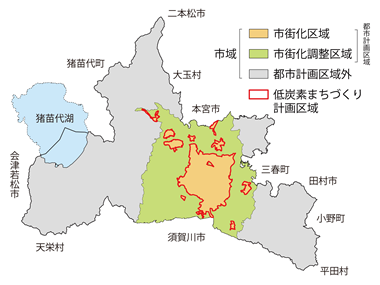 計画の区域の地図の画像
