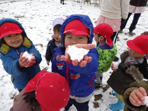 初めての雪遊びの画像2