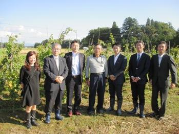 小泉復興大臣政務官の郡山訪問の写真