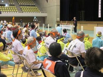 ケアハウス協議会輪投げ大会の写真