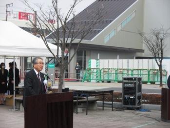 郡山駅東西自由通路開通式の写真