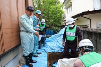 住宅除染土壌等搬出2の写真