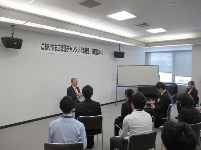 こおりやま広域圏チャレンジ「新発想」研究塾開講式の写真