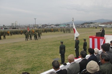 観閲式の様子