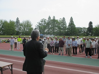 郡山市老人クラブ連合会ゲートボール選手権大会の写真