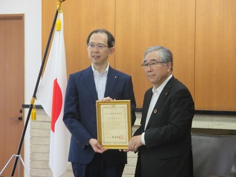 県知事報告の様子