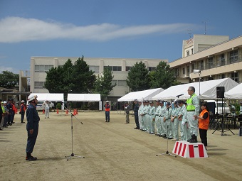 郡山市総合防災訓練の様子の画像1