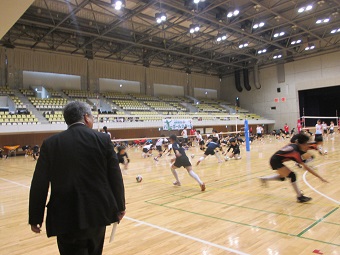 郡山市・田村市バレーボール教室 開校式の様子の画像2