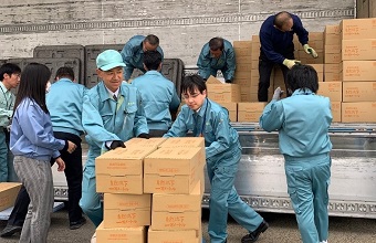 奈良市からの支援物資の画像1