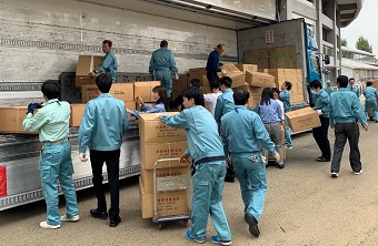 奈良市からの支援物資の画像2