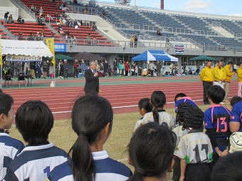 郡山ライオンズクラブ杯 福島県少年ラグビースクール親善大会開会式の画像1