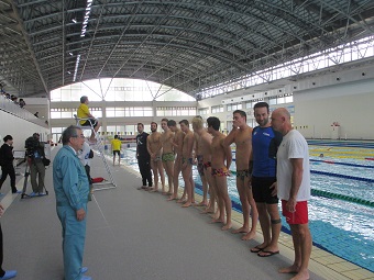 ハンガリー・イスラエル水泳チームへの歓迎・激励の画像2