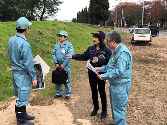 片山さつき前内閣府特命担当大臣への被災状況説明の画像2