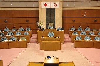 郡山市議会12月定例会の開会の画像1