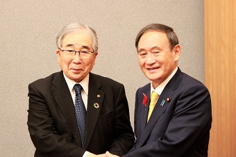 菅内閣総理大臣への表敬訪問の画像1