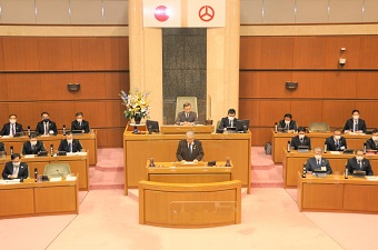 郡山市議会12月定例会開会