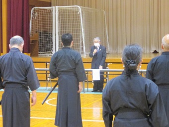 県南居合道大会開会式