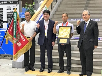 日本大学東北高等学校野球部表敬訪問の画像2