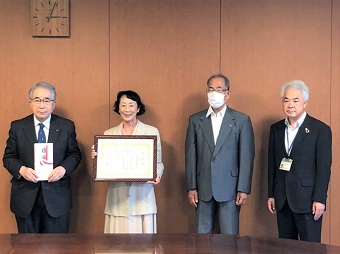 山田多恵子様からの寄附