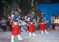 木目沢の獅子舞の写真