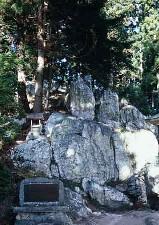 鹿島神社ペグマタイト岩脈の写真