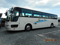 伸英交通株式会社の所有するバスを撮影した写真