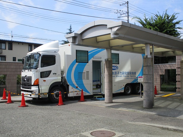 車載式ホールボディカウンタ検査