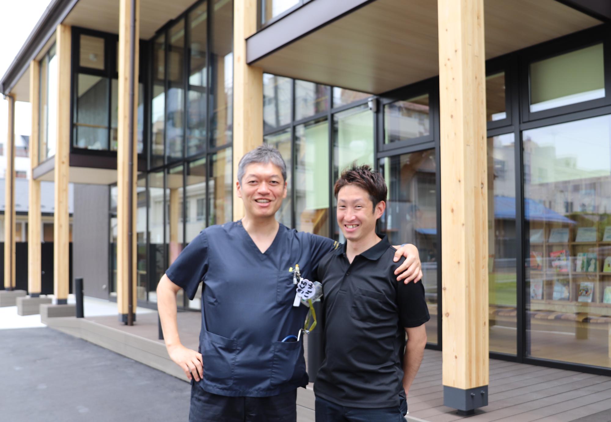 新たな診療所で尊敬する"信太郎先生"との画像