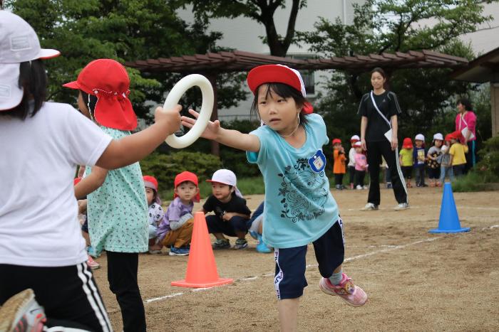 紅白リレーバトンつなぎ