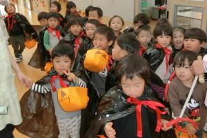 つき組さんのハロウィンの様子です