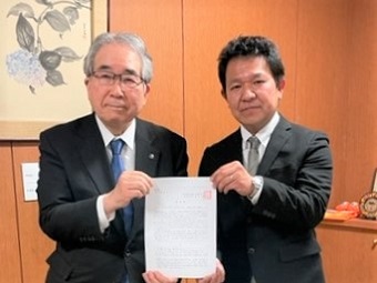 日本労働組合総連合会福島県連合会郡山地区連合会様の「2022春闘要請」申し入れ