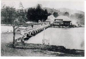 昔の十六橋水門