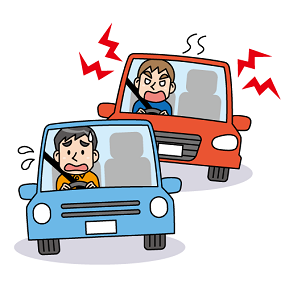 あおり運転の様子