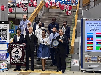 エア・ウォーター東日本「JICA研修生受入」に伴う表敬訪問