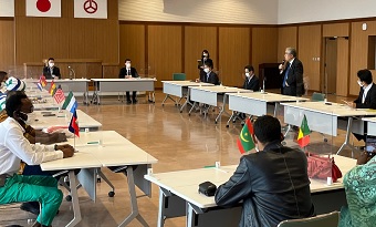エア・ウォーター東日本「JICA研修生受入」に伴う表敬訪問