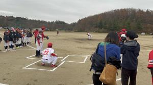 一流の投球を間近で