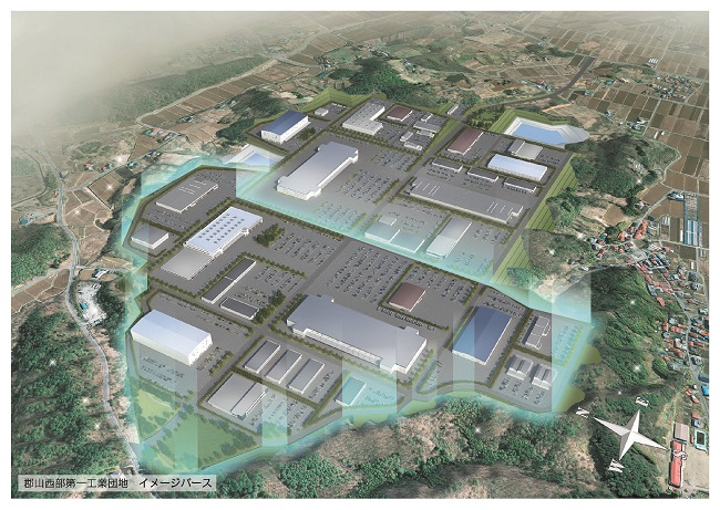 西部第一工業団地第2期工区パース図