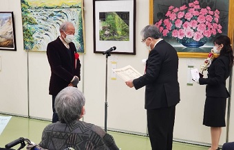 郡山市高齢者作品展表彰式