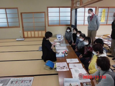 御代田分館出前講座_押し花カレンダー4