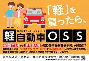 軽自動車ワンストップサービスとは、軽自動車を保有するために必要な手続をパソコンからインターネットで24時間365日行うことができるサービスです。