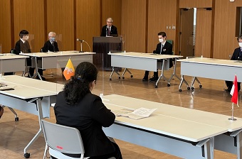 エア・ウォーター東日本「JICA海外技術研修員受入」に伴う表敬訪問