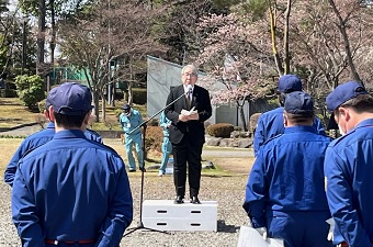 郡山市消防団装備配置式