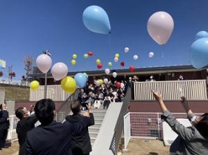 かぐいけ坂の保育園オープニングセレモニ