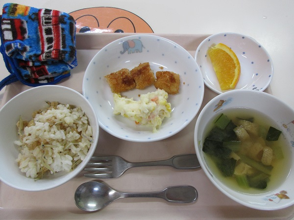 お花見の行事食の写真