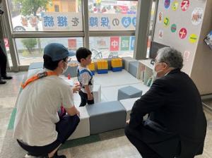 0628郡山郵便局キッズスペースオープン内覧会