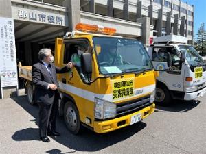 0727秋田市への職員派遣出発式