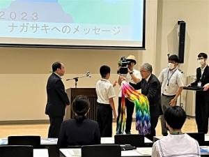 0727平和を考える市民の集い事業「郡山市中学生長崎派遣団団結式」 (1)